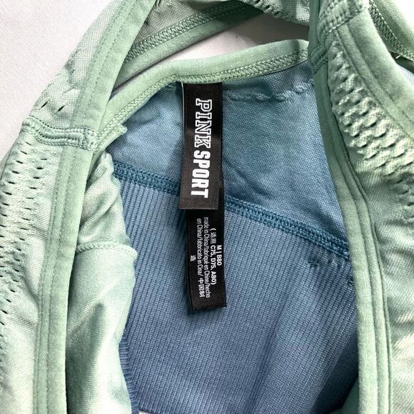 PINK SPORT Sports Bra / Workout Top / Bra Top with Built-in Shelf Bra, M - Picture 3 of 6